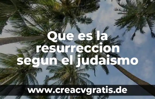 Según la FAO qué es la degradación 4 Que es la resurreccion segun el judaismo