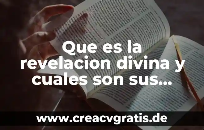 Qué es la luna y cuáles son sus movimientos 3 Que es la revelacion divina y cuales son sus fuentes