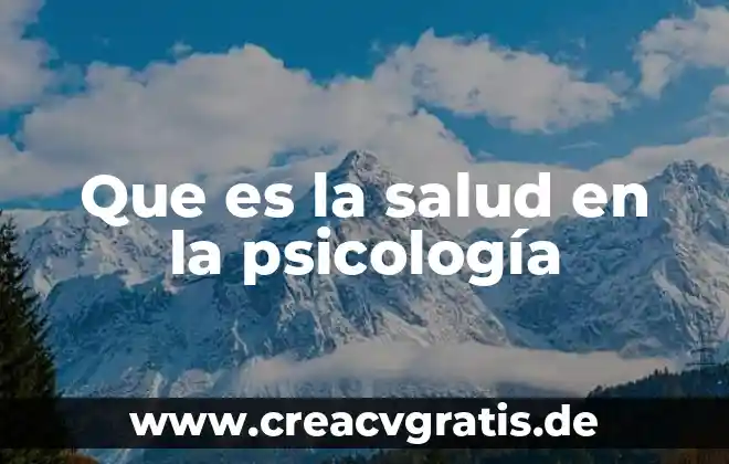Que es la psicologia social martin baro 8 Que es la salud en la psicología