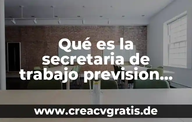 Que es un riesgo segun secretaria del trabajo 8 Qué es la secretaria de trabajo prevision social