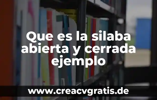 Que es el precio del dinero ejemplo 3 Que es la silaba abierta y cerrada ejemplo
