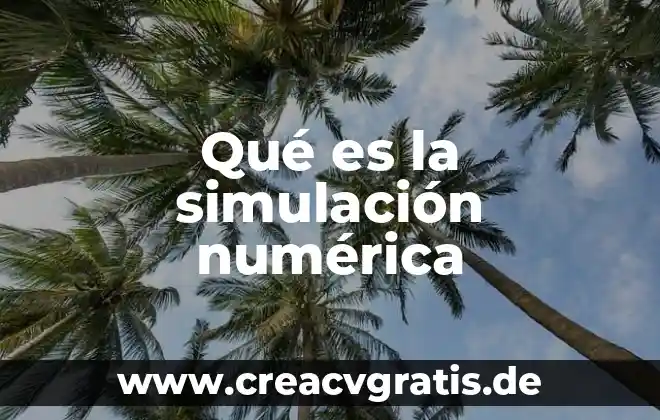 Qué es una regleta numérica matemáticas 3 Qué es la simulación numérica