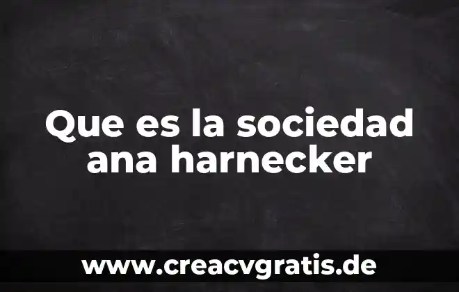 Que es com.qti.service.color service 3 Que es la sociedad ana harnecker