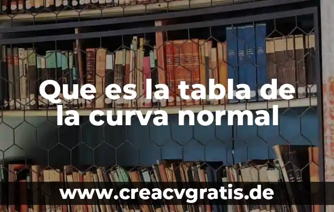 Que es una tabla dinamica en base de datos 8 Que es la tabla de la curva normal