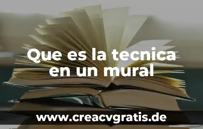 Que es tecnica de impresion 4 Que es la tecnica en un mural