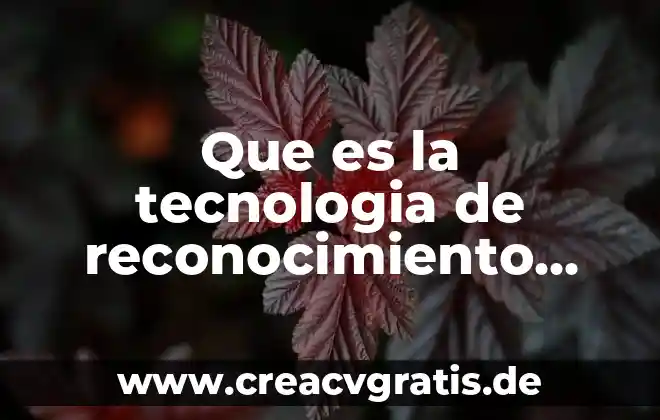 Qué es la tecnología móvil 5 Que es la tecnologia de reconocimiento facial