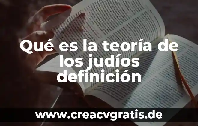 Qué es símbolo matemático 8 Qué es la teoría de los judíos definición