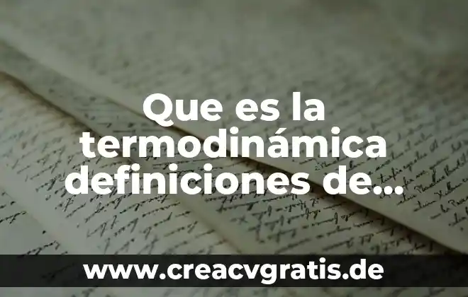 Que es el tipos de discriminacion capacidades diferentes 8 Que es la termodinámica definiciones de diferentes libros editorial