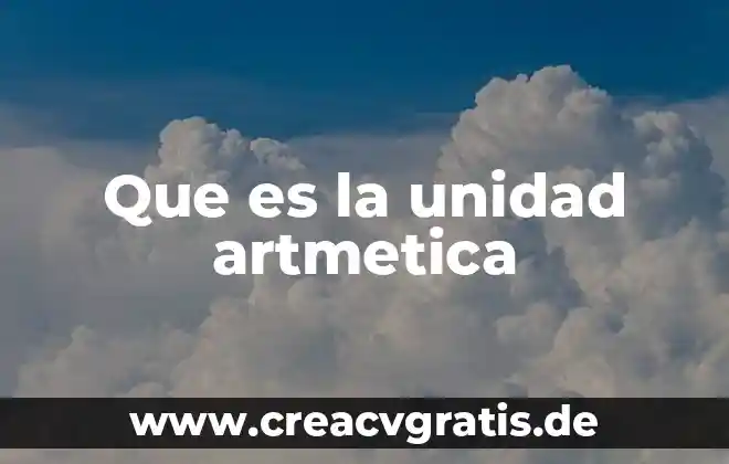 Que es la unidad para niños 7 Que es la unidad artmetica