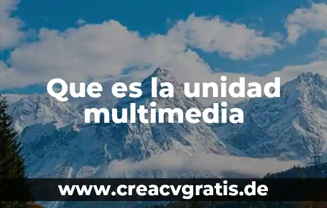 Que es especismo animal 7 Que es la unidad multimedia