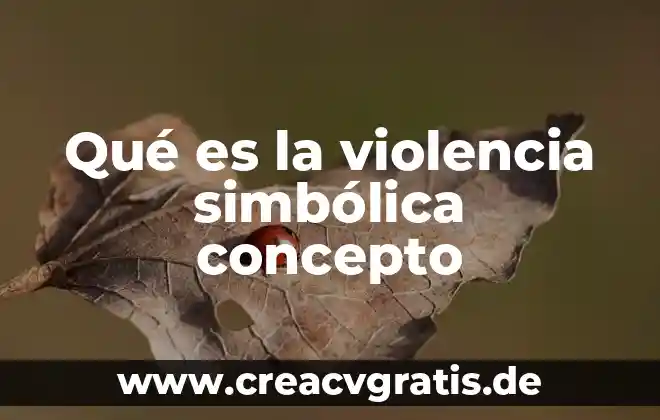 Unipolar que es significado y concepto 3 Qué es la violencia simbólica concepto