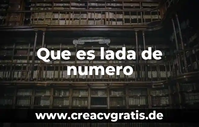 9212180515 De que es este número 7 Que es lada de numero