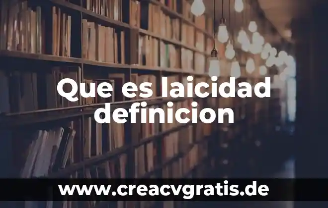 Que es una firma de definición 8 Que es laicidad definicion