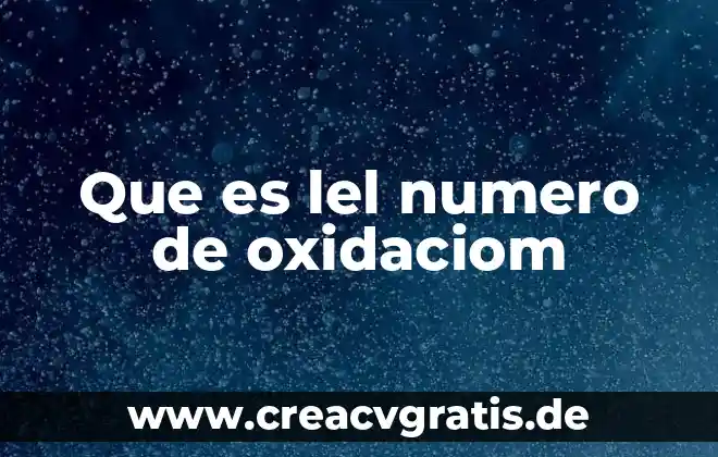 Que es un número perfecto ejemplos 5 Que es lel numero de oxidaciom