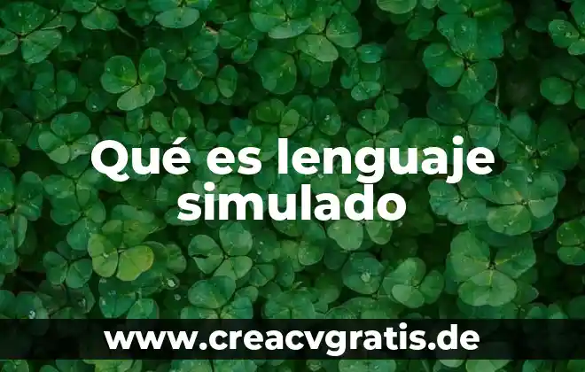 Que es la pretension en procesal 3 Qué es lenguaje simulado