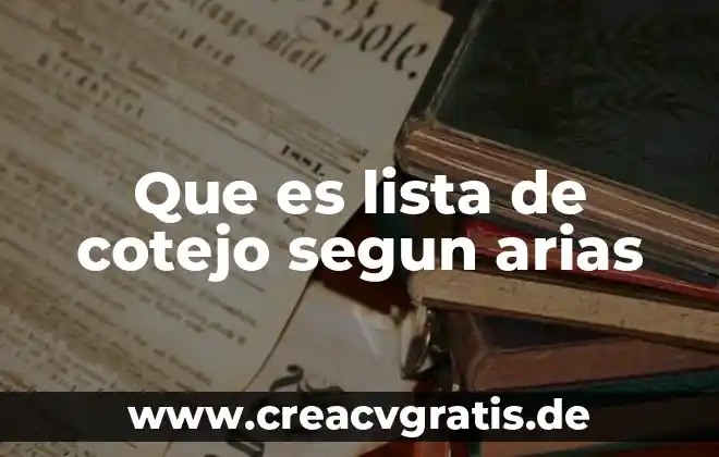 Según la farmacología, qué es fórmula magistral 3 Que es lista de cotejo segun arias