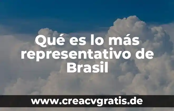 Que es el palo de brasil y para que sirve 4 Qué es lo más representativo de Brasil