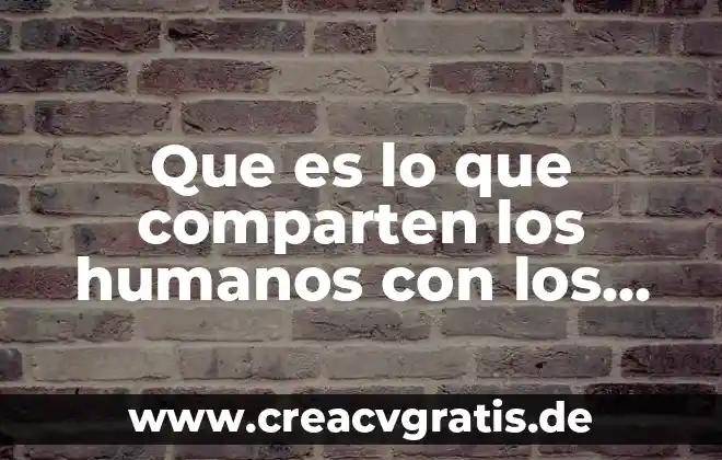 Ladran los perros uno sabe que es señal jodida 8 Que es lo que comparten los humanos con los perros
