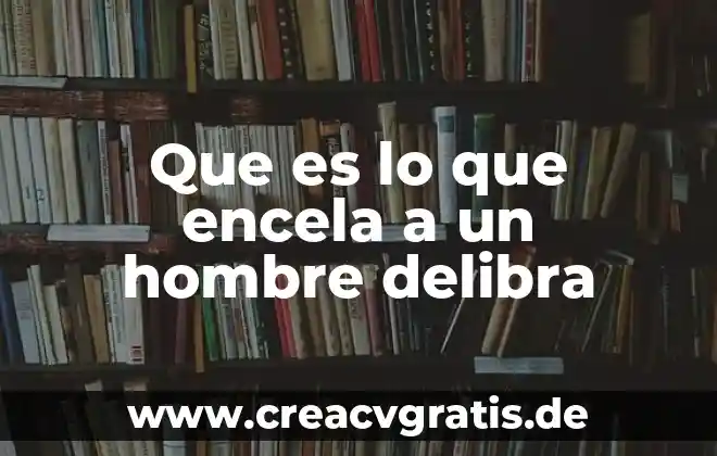 Que es nombre de los recursos project 3 Que es lo que encela a un hombre delibra