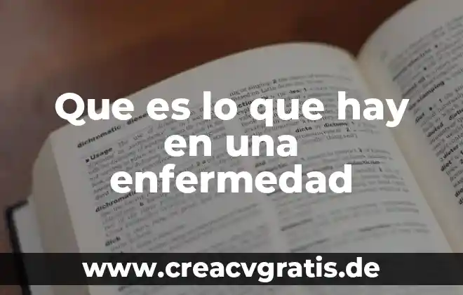 Que es violencia y cuantos tipos de violenci hay 3 Que es lo que hay en una enfermedad