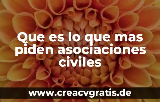 Que es una penca animal 8 Que es lo que mas piden asociaciones civiles