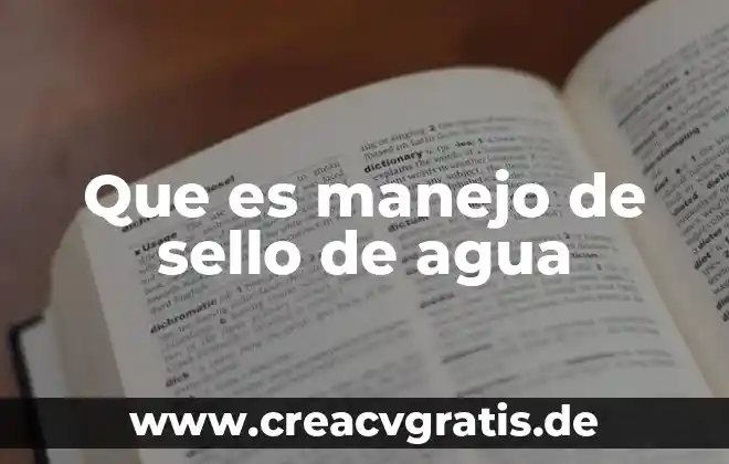 Para que es sello de agua en el hemotorax 4 Que es manejo de sello de agua