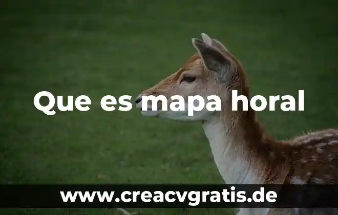 Que es un mapa isocrono 3 Que es mapa horal