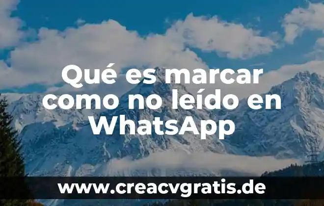 Que es marcar como spam en facebook 3 Qué es marcar como no leído en WhatsApp