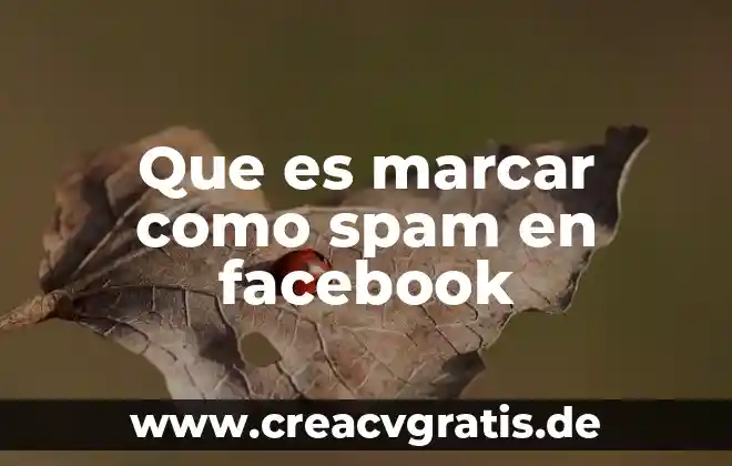 Qué es marcar como no leído en WhatsApp 5 Que es marcar como spam en facebook