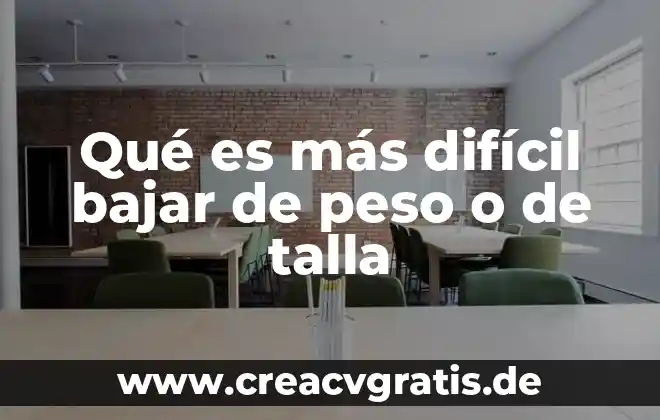 Qué es bueno para bajar lo inflamado de una muela 4 Qué es más difícil bajar de peso o de talla