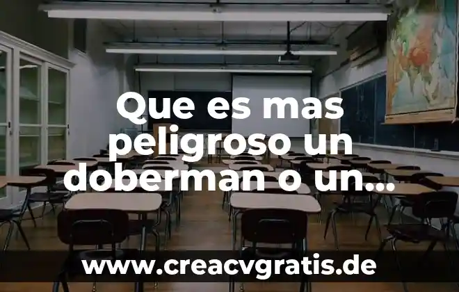 Qué es más peligroso volar o carretera 3 Que es mas peligroso un doberman o un rottweiler