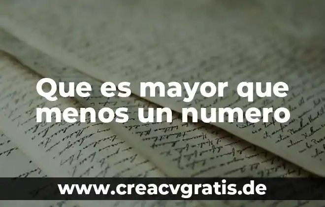Qué es el número de contribuyente 6 Que es mayor que menos un numero