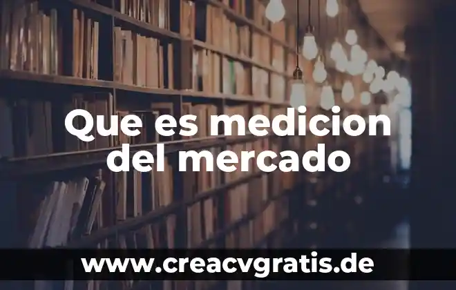 Necesidad animal que es 7 Que es medicion del mercado