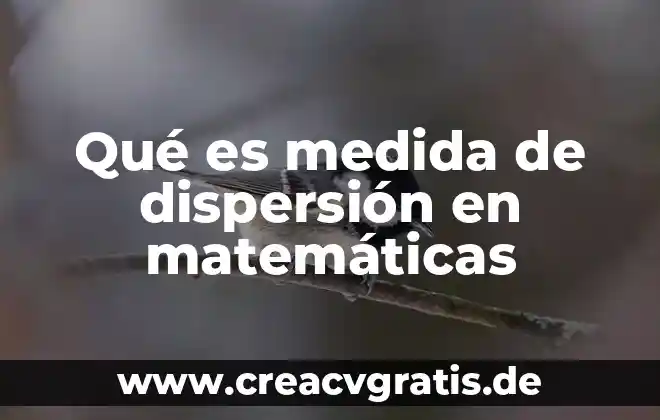 Que es un grafico de dispersion tipos 5 Qué es medida de dispersión en matemáticas