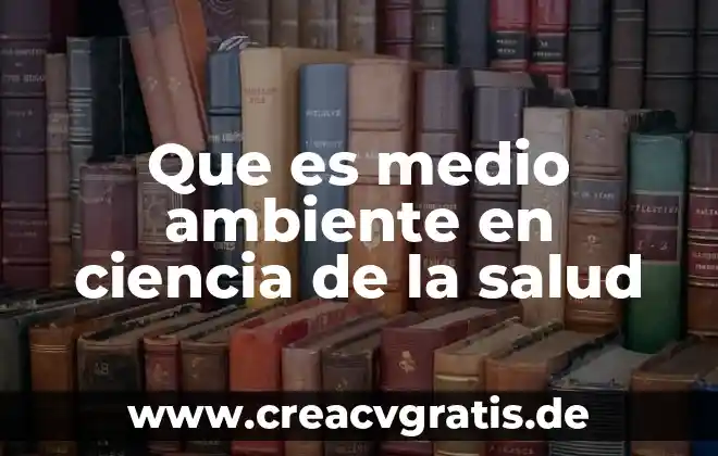 Que es un medio de contraste y sus tipos 4 Que es medio ambiente en ciencia de la salud
