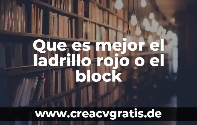 Que es mejor ser enojon o tranquilo 3 Que es mejor el ladrillo rojo o el block