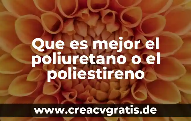 Que es mejor un isdn o un oc-48 8 Que es mejor el poliuretano o el poliestireno