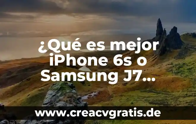 Que es el trastorno orgasmico femenino para la psicología humanista 8 ¿Qué es mejor iPhone 6s o Samsung J7 Prime?