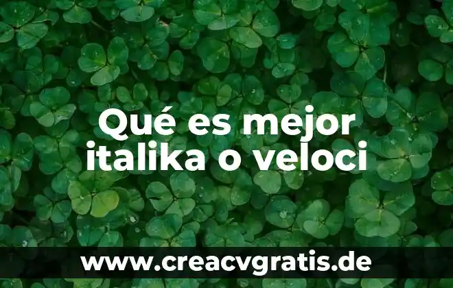 Que es herencia y tipos de herencias en c 3 Qué es mejor italika o veloci