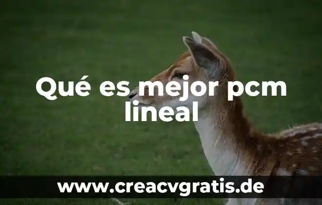 Que es mejor ser maestro o profesor 5 Qué es mejor pcm lineal