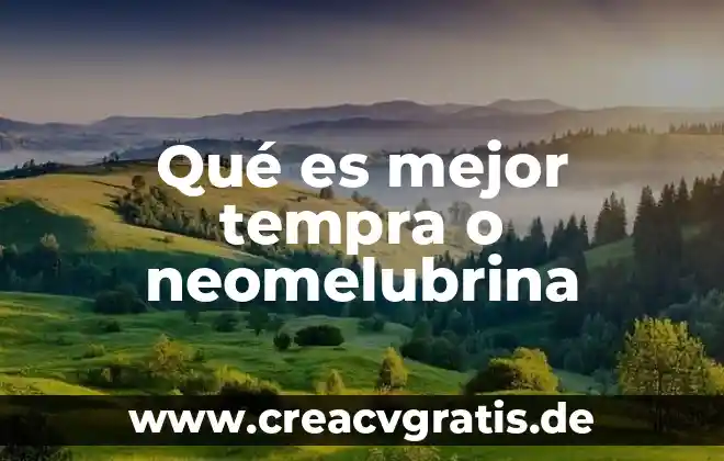 Concepto que es la enfermedad 7 Qué es mejor tempra o neomelubrina
