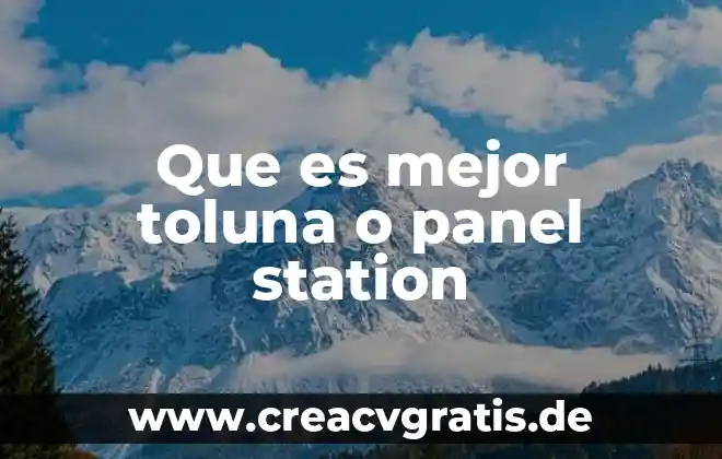 Que es un panel y sus elementos 7 Que es mejor toluna o panel station