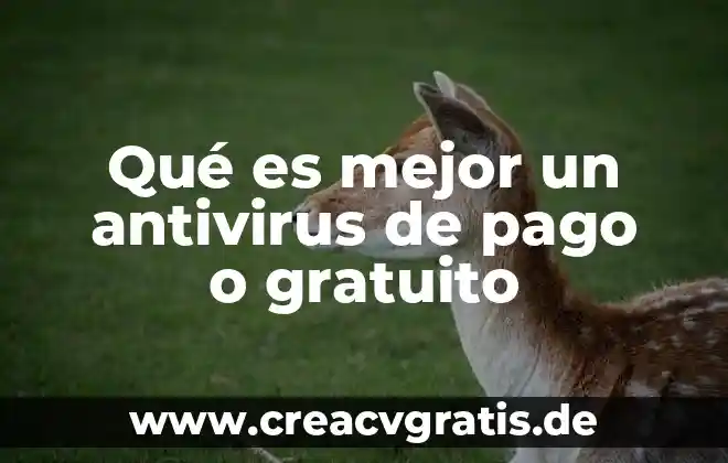 Que es el dinero en mercado pago 8 Qué es mejor un antivirus de pago o gratuito