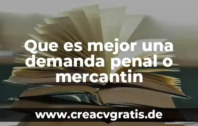 Que es mejor ser maestro o profesor 8 Que es mejor una demanda penal o mercantin