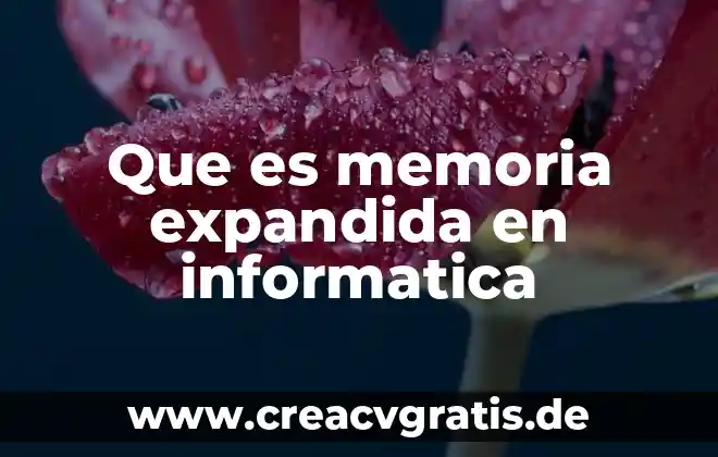 Que significa o que es un faq en informatica 6 Que es memoria expandida en informatica