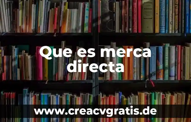 Que es escala de mediciones merca 4 Que es merca directa