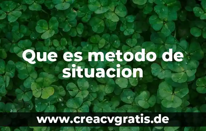 Que es una constancia situacion fiscal 3 Que es metodo de situacion