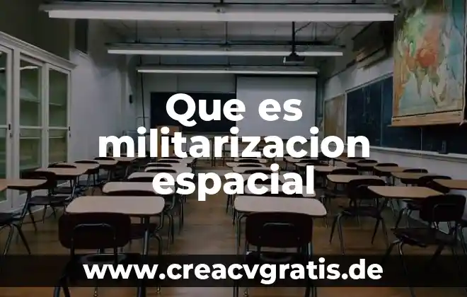 Agnor que es 4 Que es militarizacion espacial