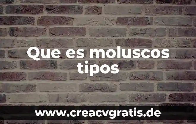 Que es ejido y tipos de ejidos 8 Que es moluscos tipos
