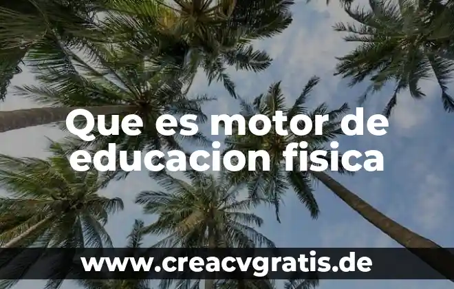 Que es la sobrecarga en un motor electrico 6 Que es motor de educacion fisica